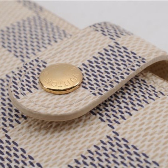Authentic Louis Vuitton Damier Azur Agenda PM Day Planner Cover CA4028 - Picture 6 of 16
